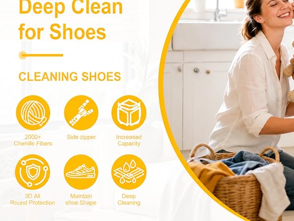 Upgraded High-Density Fibers | 360° Deep Cleaning