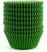 Eoonfirst Standard Size Baking Cups Christmas Day Party Cupcake Liners 200 Pcs (Green)