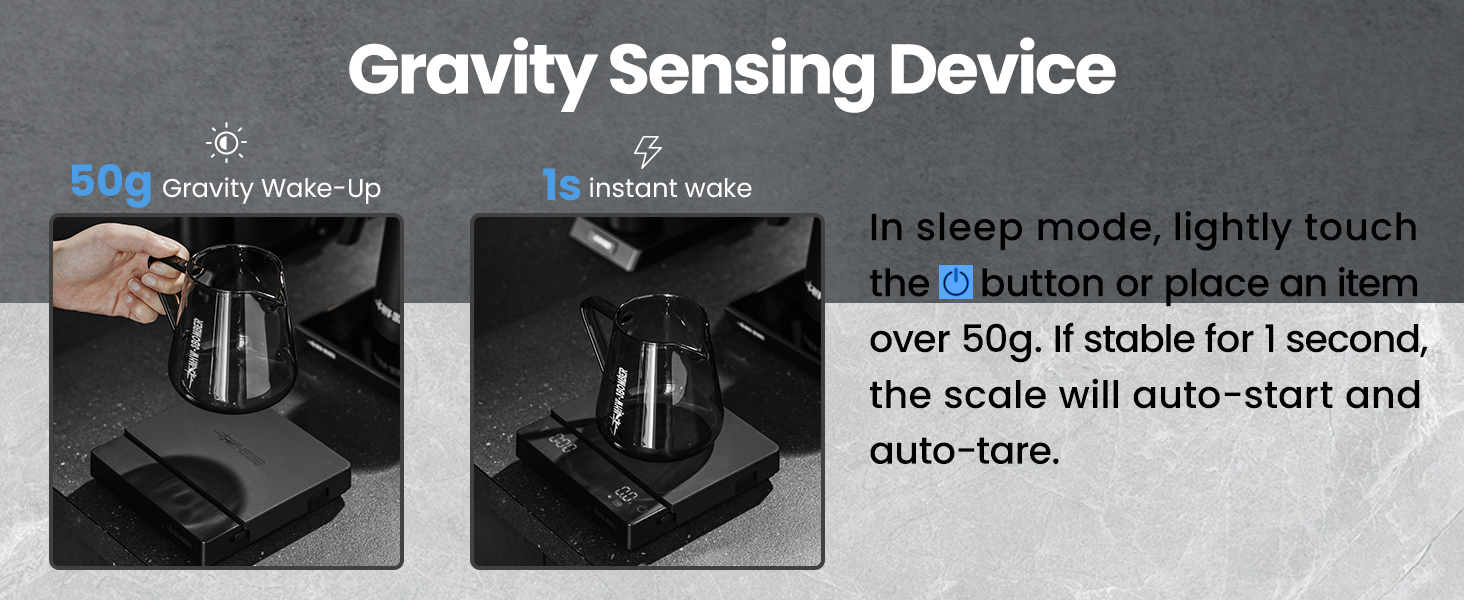 Espresso scale with timer