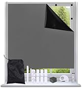 Magnetic Blackout Window Cover Blinds No Drill Cut to Size Portable Black Out Curtains Self Adhes...