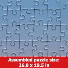 Assembles puzzle size