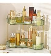 Aveniee Corner Bathroom Counter Organizer, Bathroom Countertop Shelf Makeup Organizer for Vanity ...