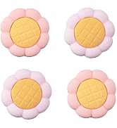 Silicone Joystick Caps for Nintendo Switch 2, Cute Floral Thumb Grips for Switch 2 (4-Pack), Cute...