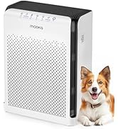 Air Purifiers for Home Large Room up to 2200ft², MOOKA Air Purifier for Home Pets Bedroom with EC...