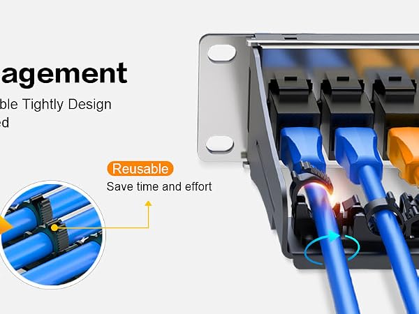 12port keystone patch panel cat6
