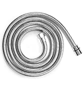 Blissland Shower Hose Extra Long 99 Inches Stainless Steel Handheld Shower Head Hose with Brass I...