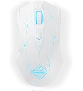 AJ52PRO Wired Wireless Bluetooth Gaming Mouse with RGB LED Backlight Adjustable 10000DPI Ergonomi...