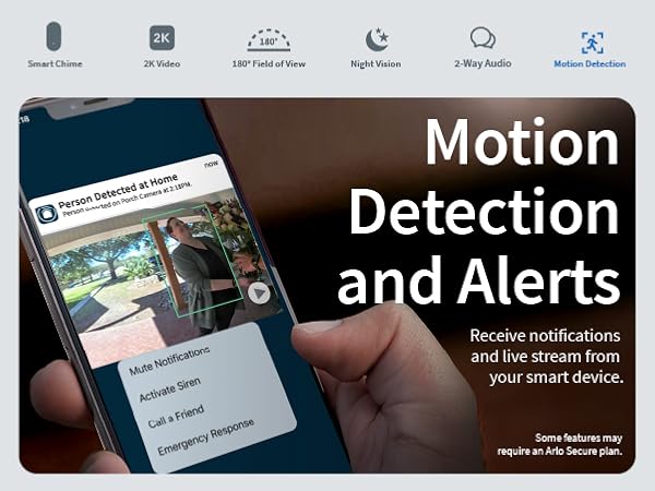 motion detection and alerts receive notifications and live stream from your smart device.