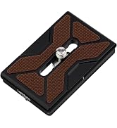 LEFTFOTO 60mm Arca Swiss Metal Universal Camera Quick Release Plate Fits Arca Type Clamp for DSLR...