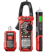 AstroAI Electrical Test Kit ETK3, 2000 Counts Digital Clamp Meter & Non-Contact Voltage Tester Pe...