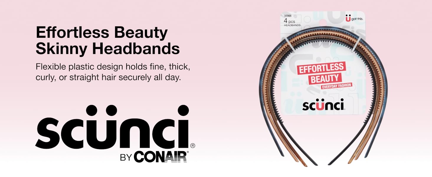 Effortless Beauty Skinny Headbands