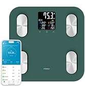 mooas Smart Scale for Body Weight Fat Bluetooth Scale, Digital Bathroom Scale with BMI, Body Fat,...