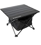 ROCK CLOUD Portable Camping Table Ultralight Aluminum Camp Table with Storage Bag Folding Beach T...