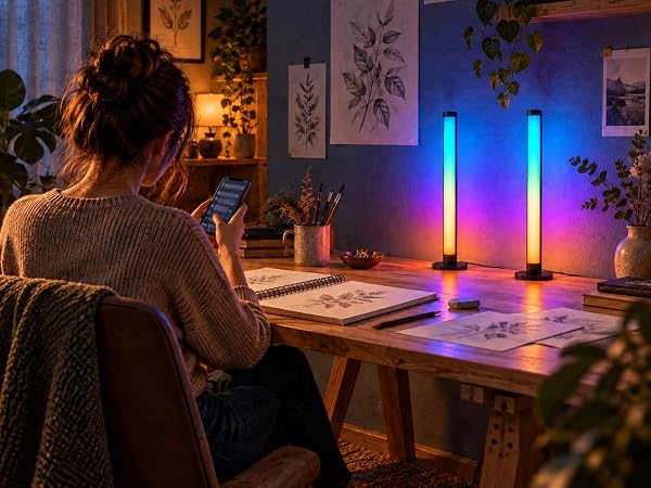 Illustrative mobile Your Desk, Your Color