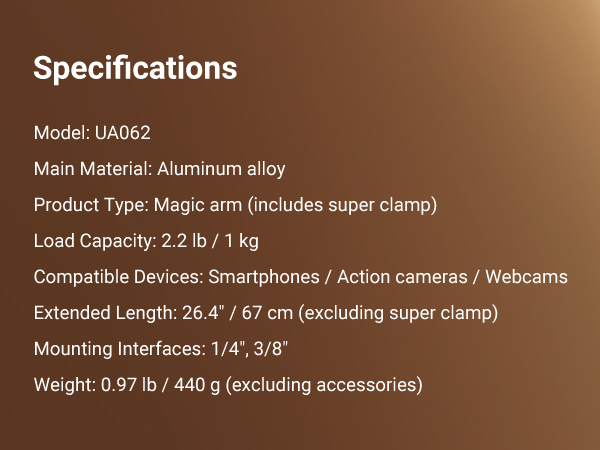 Specifications