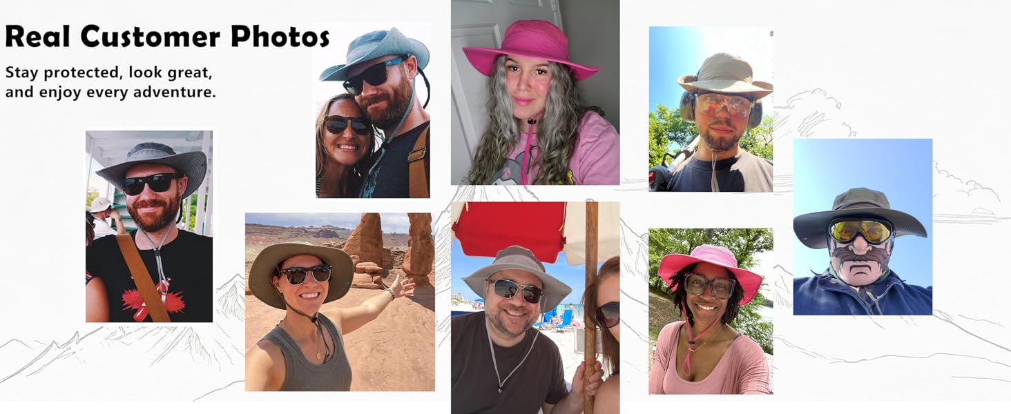 Connectyle mens sun hat upf 50+ sun protection bucket hat newsboy sun hat for safari fishing beach