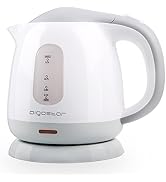 Aigostar Juliet - Mini Electric Tea Kettle, 1.0 L BPA-Free Portable Electric Water Kettle, 1100W,...