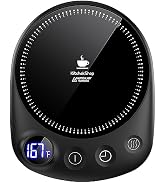 KitchekShop Coffee Mug Warmer - Fastest Heating & Highest Temperature, Coffee Cup Warmer for Desk...