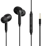 MAS CARNEY Wired Earbuds, 3 Sizes of Silicone Ear Tips (S/M/L), in-Ear Headphones with Microphone...