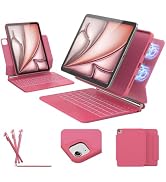 ZYNTHRALIX for iPad Air 11” Case with Keyboard (M3/M2, 2025/2024), Keyboard for iPad Pro 11" (1/2...