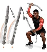 Adjustable Weights Cordless Battle Ropes,Portable Ropeless Battle Ropes for Home Gym with Storage...