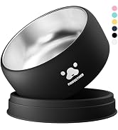 PAWGETHER Stainless Steel Dog Bowls, Dog Food Water Bowl with Non-Slip Base Two-Piece Design Eas...