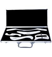 STICKON Stainless Steel Gua Sha Scraping Massage Tool Set IASTM Tools Great Soft Tissue Mobilizat...