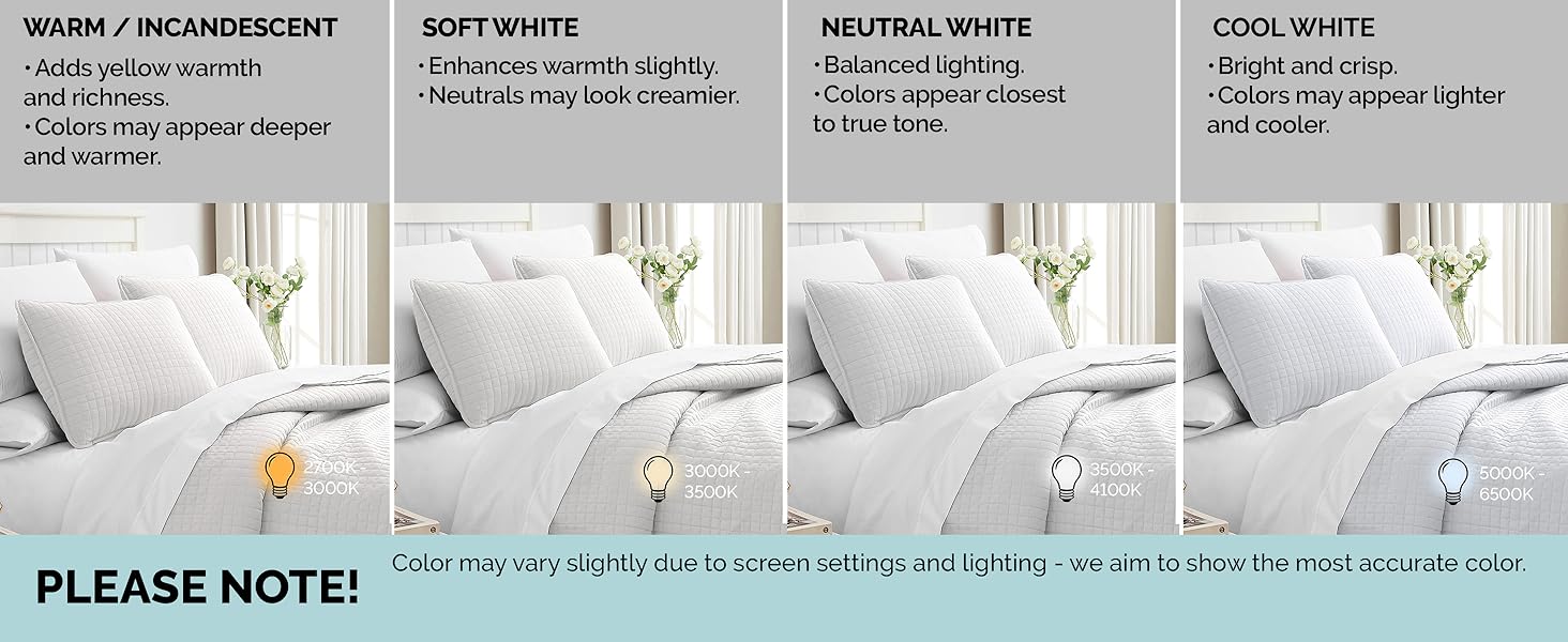 Oversized twin quilt in white with decorative stitching and full bed coverage