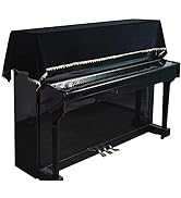 Mooson Upright Piano Cover, Universal Piano Dust Cover, Electric Piano Cover, Light Luxury, Soft ...