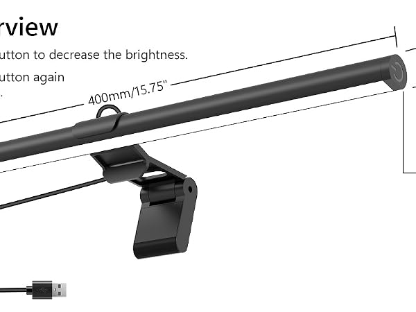 Space Saving for Home Office Gaming Desk Light