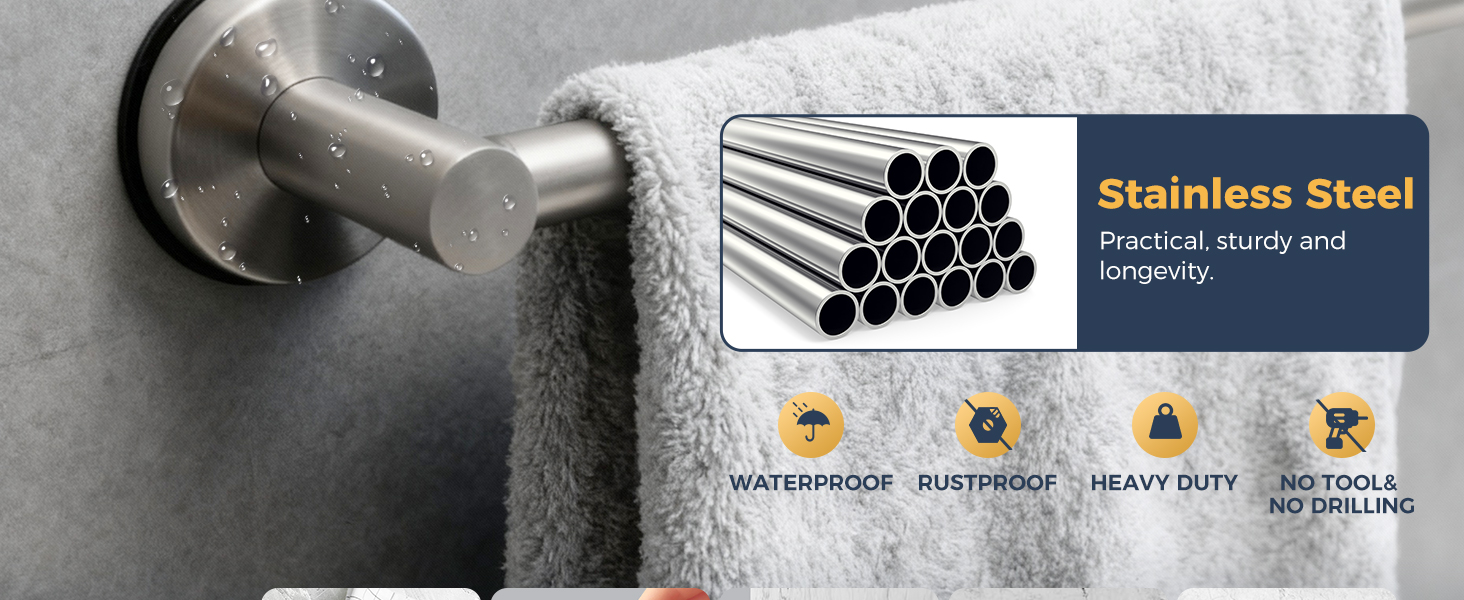 suction cup towel bar for bathroom,towel racks