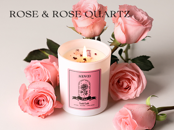 Rose Scented Candles