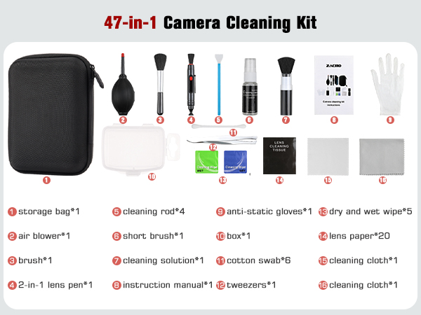 Camera Lens Cleaning Kit