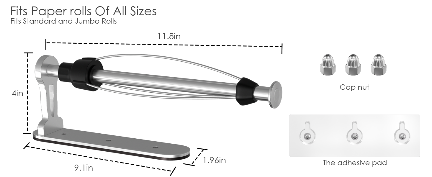 magnetic paper towel holder