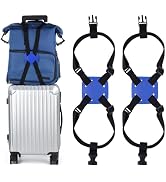 XINRUI Luggage Straps for Suitcases Add a Bag,Handbag Security Strap with Buckle Backpack Bag Tra...