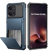AFGHOA for Moto G Power 5G 2026 Wallet Case,5 Credit Card Holder for Moto G Power 5G 2026,Flip Co...
