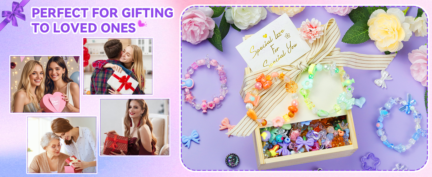 cute beads and charms