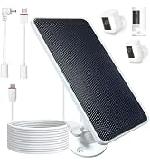 DIANMU Solar Panel for Ring Camera, Solar Panel Charger for Ring Spotlight Cam Plus/Pro (Battery)...