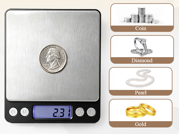 jewelry scale gold scale coin scale gram scale 0.01g accuracy digital scale grams precision scale
