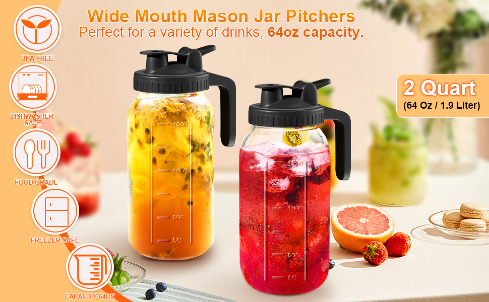 Mason Jar Pitcher