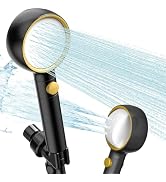 Latest High Pressure Filtered Shower Head With Handheld With 360° Rotating Panel,5 Spray Modes,An...