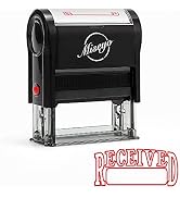Miseyo Received Self Inking Rubber Stamp - Red Ink