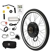Electric Bike Conversion Kit, 48V 1000W 26" E-Bike Hub Motor Wheel Kit Rear Wheel Powerful Motor ...