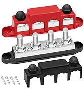 maierke 400A Bus Bar 12V Marine 5/16" Power Distribution Block Automotive Busbar Terminal Block,B...