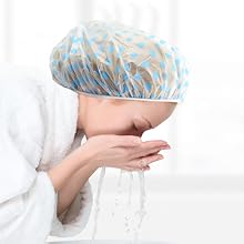 Our shower caps can be wash and reusable