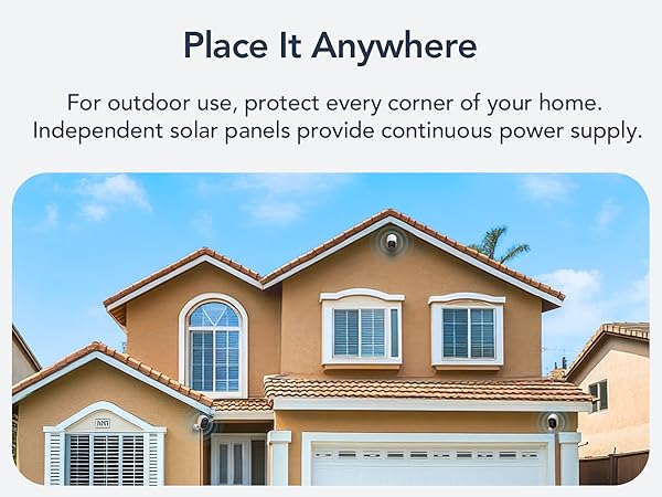 Solar Security Cameras Wireless Outdoor