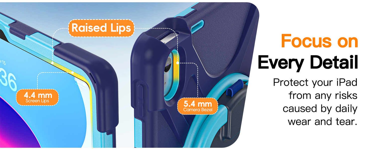 Full-body protective case with built-in screen protector, shockproof and scratch-resistant