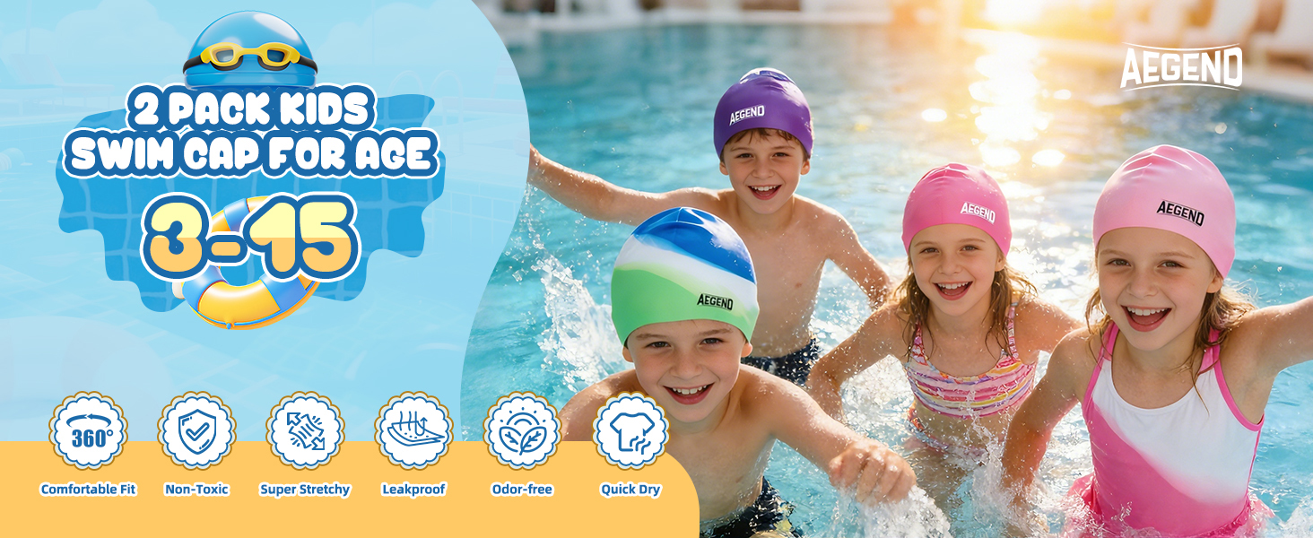 kids swim cap