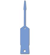 Donkey Auto Products Self-Lock Arrow ID Key Tags Or Car Parts/Service Tags (1,000 per Pack) (Blue)