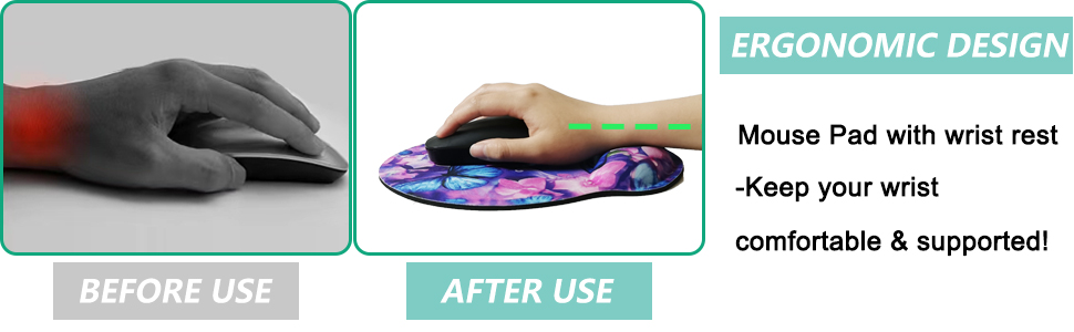 Mouse Pad with Wrist Support